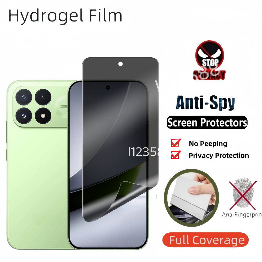 Dành Cho Poco F9Pro 5G 2026 Riêng Tư Chống Gián Điệp Mặt Trước Full Cover Cho Poco F9 Pro Ultra F9Ul