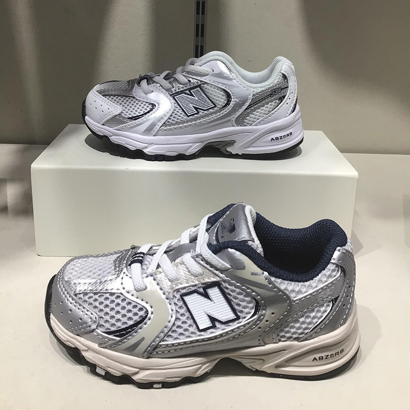 Phiên Bản Cao NB530 Giày Chạy Bộ Thể Thao Trẻ Em Bé Trai Bé Gái Lớn Nhỏ Trẻ Em Lưới Thoáng Khí Dây C