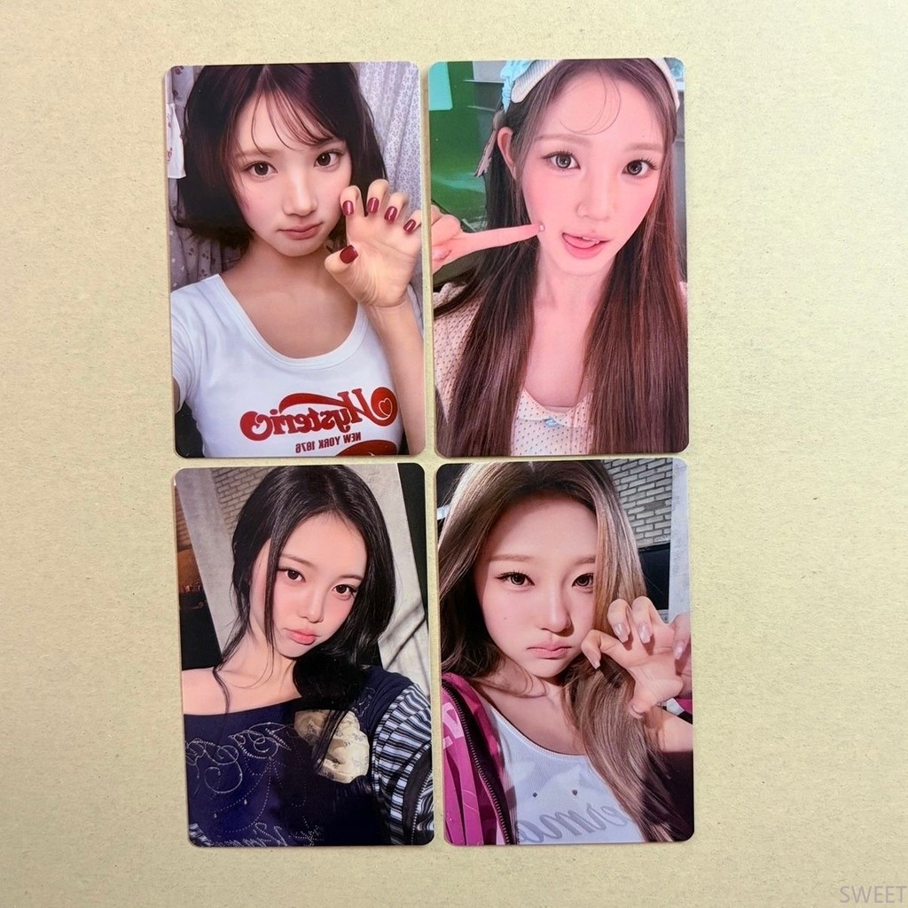 Thẻ may mắn h2h sm Hearts2Hearts JIWOO thẻ nhỏ Yuha Stella Ian