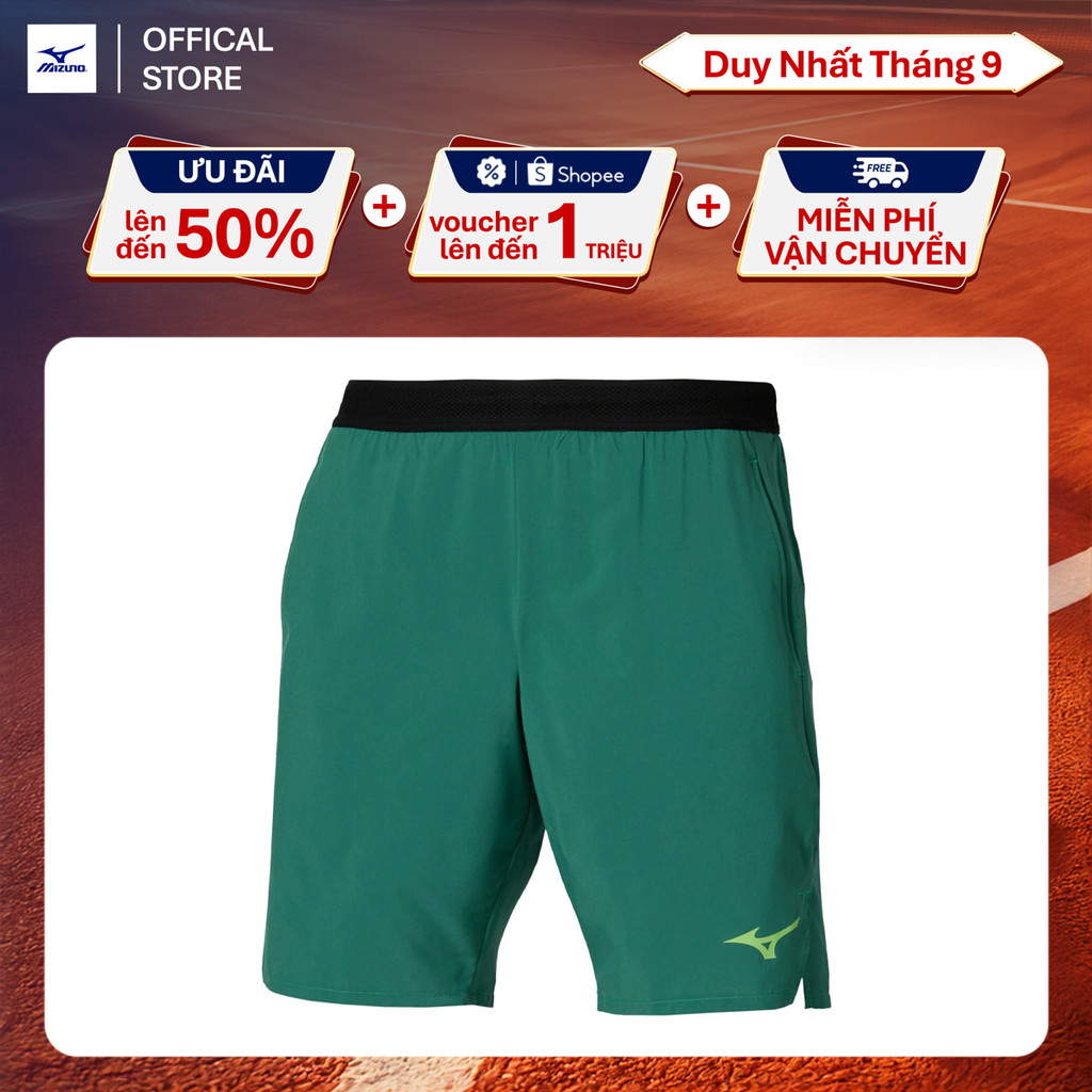 Quần Tennis NAM STARGAZER 9 INCHES LASER SHORT - Đen 62GBD00209