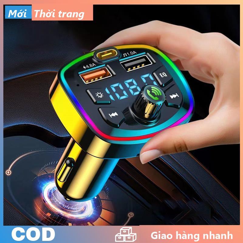 Q7 Bluetooth 5.0 xe FM Transmitter với Dual USB PD sạc
