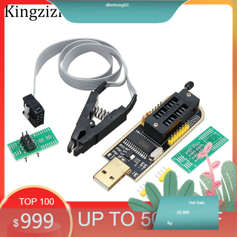 Mô đun CH341A 24 25 Series EEPROM Flash BIOS USB + kẹp SOIC8 SOP8 cho EEPROM 93CXX / 25CXX / 24CXX