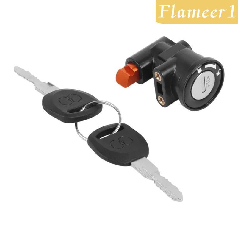 Khóa Chống Trộm Pin Khóa Cho Xe Đạp E Xe Đạp Điện Đen Cam