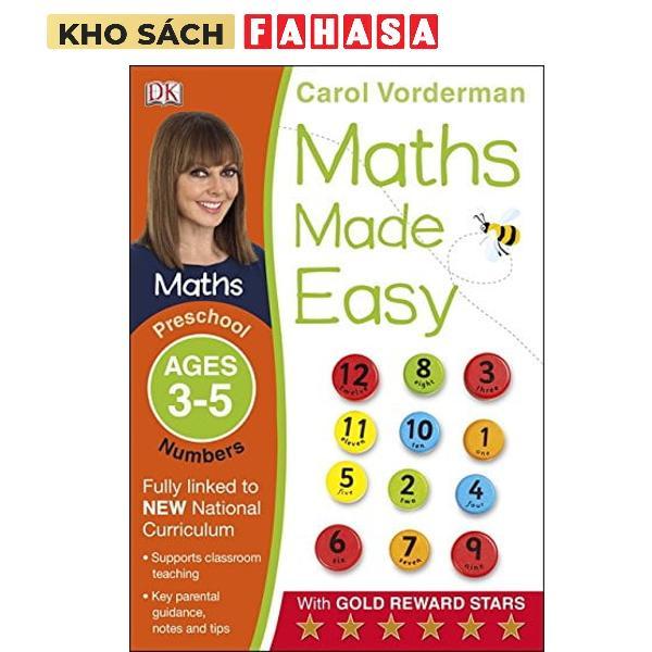 Sách ngoại văn: Maths Made Easy Numbers Preschool Ages 3-5: Preschool ages 3-5 (Carol Vorderman's Ma