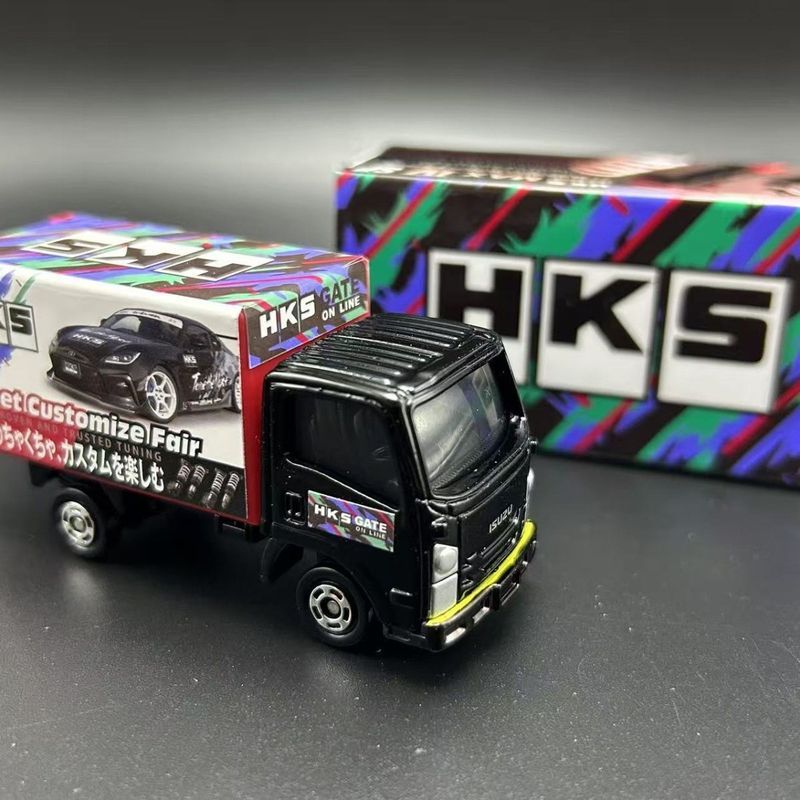 [Thẻ vòm] TOMY TOMICA HKS Transporter Isuzu ELF