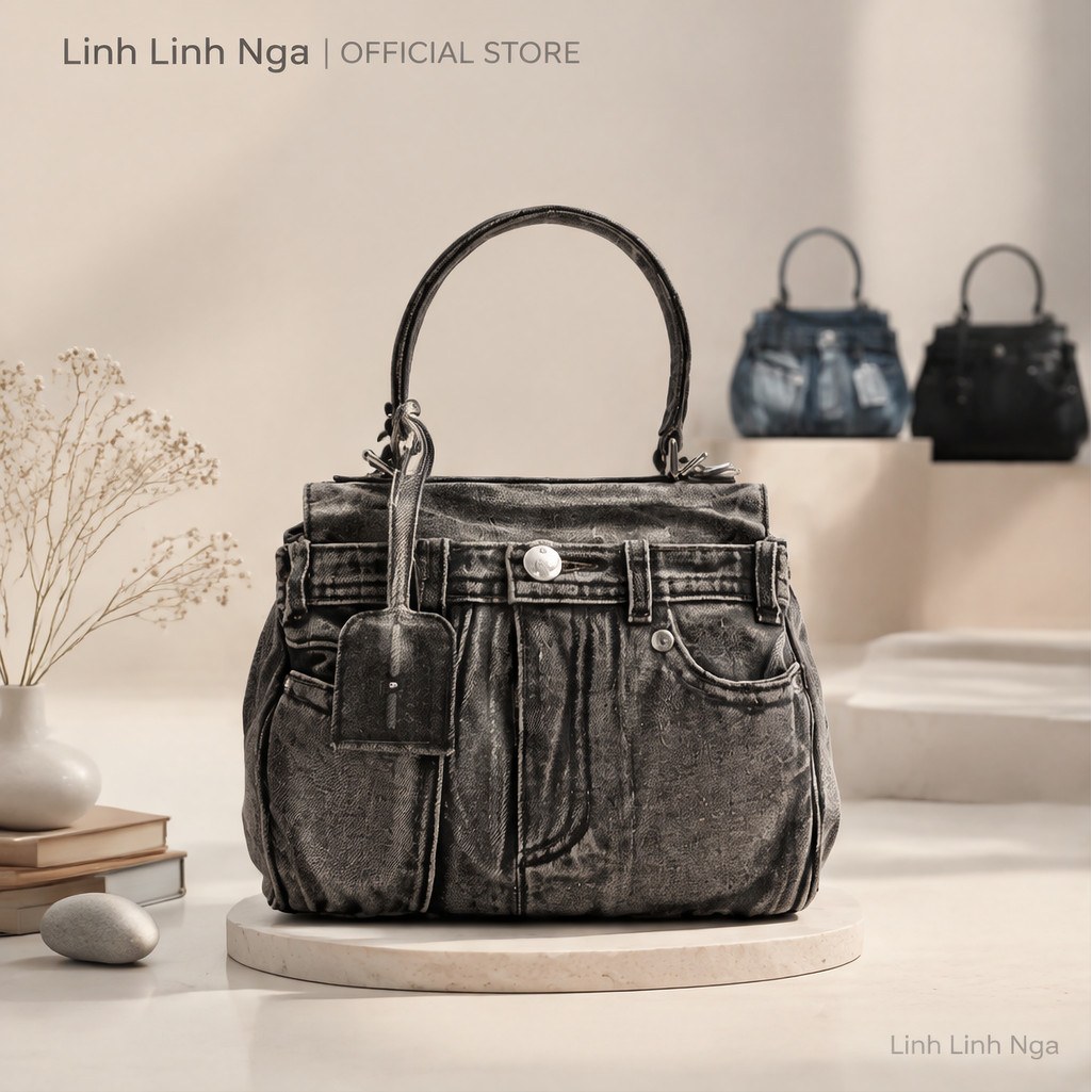 Túi Arita Jeans Top Handle Bag - CK2-50671794 chính hãng đủ bill