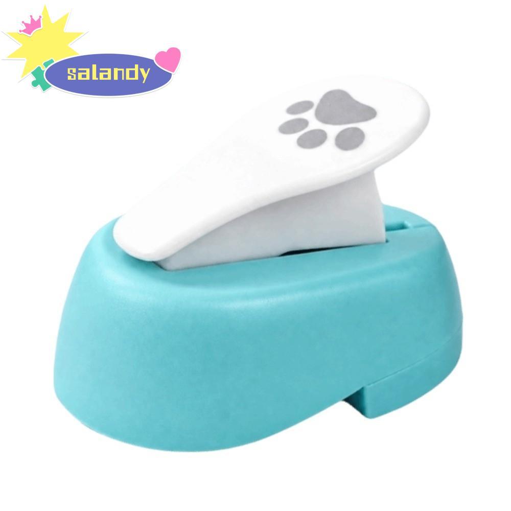 Máy đục lỗ thủ công SALANDY, Máy đục lỗ giấy bằng nhựa vận hành bằng tay, Cắt hoa văn Kích thước nhỏ Dễ dàng ấn họa tiết thêu lỗ trang trí giấy