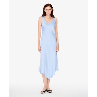 GIGI - Đầm sát nách midi cổ tròn đuôi cá_G2102D254119-24