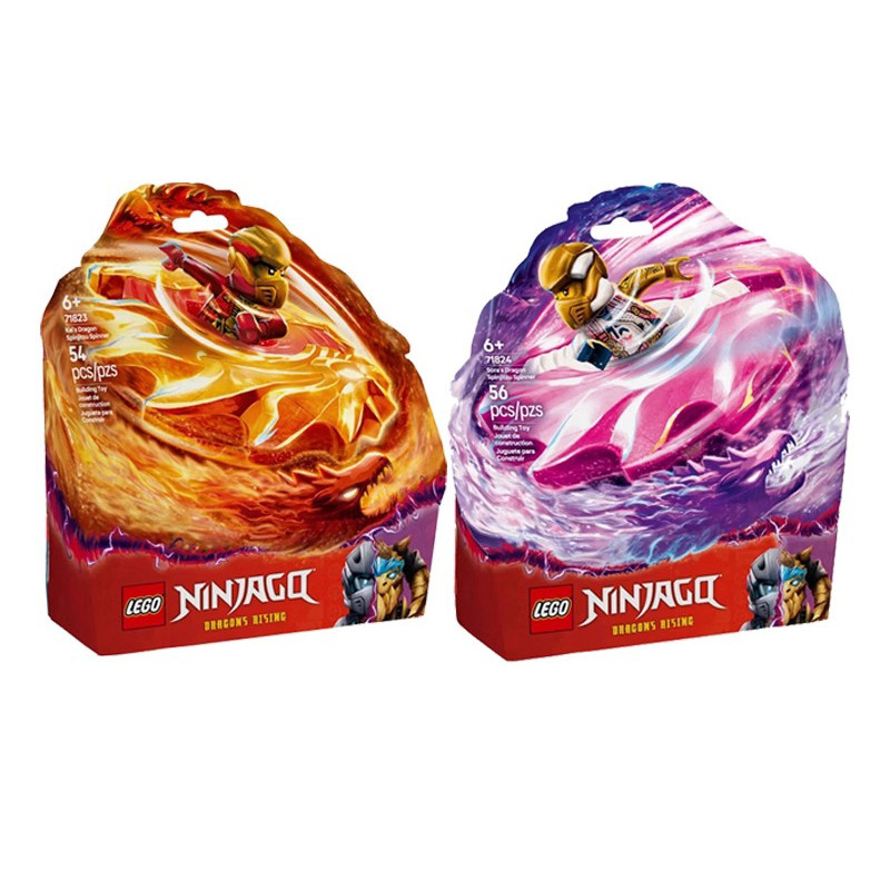 Lego Phantom Ninja 71823 Kai 's Dragon Phantom Máy Xoay 71824 Sola Trẻ Em Khối Xây Dựng Đồ Chơi Quà 