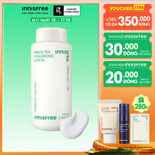 Sữa dưỡng ẩm từ trà xanh đảo Jeju Innisfree Green Tea hyaluronic lotion 170ml