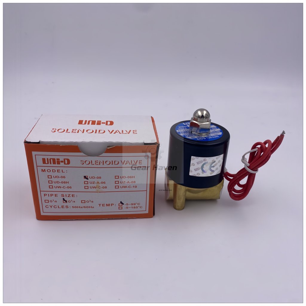 Van điện từ Uni-d UNID UD-8 / H Van lọc nước Van dầu Van nhiệt độ cao 2W025-08