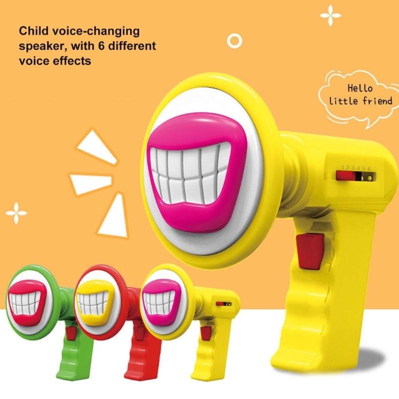 KIN Electric Voice Changer Megaphone Đồ chơi để biểu diễn hài hước Tương tác nhóm