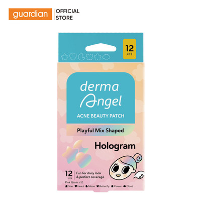 Miếng Dán Mụn Derma Angel Vui Nhộn Acne Beauty Patch Hologram 12 Miếng | Guardian Việt Nam