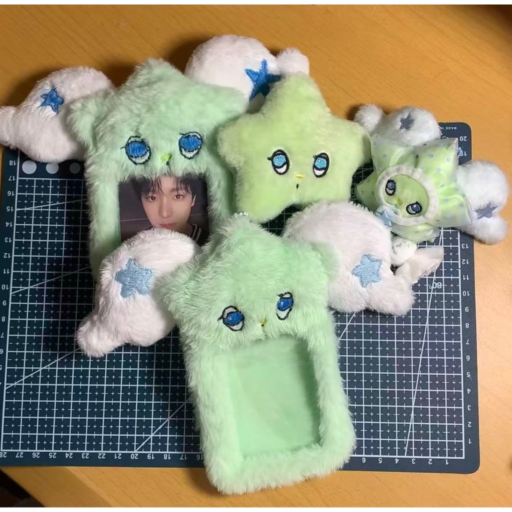 Kpop Idol Nct Wish Wichu Hình Ngôi Sao Phẳng 3 Inch Sang Trọng Đựng Thẻ Mặt Dây Chuyền