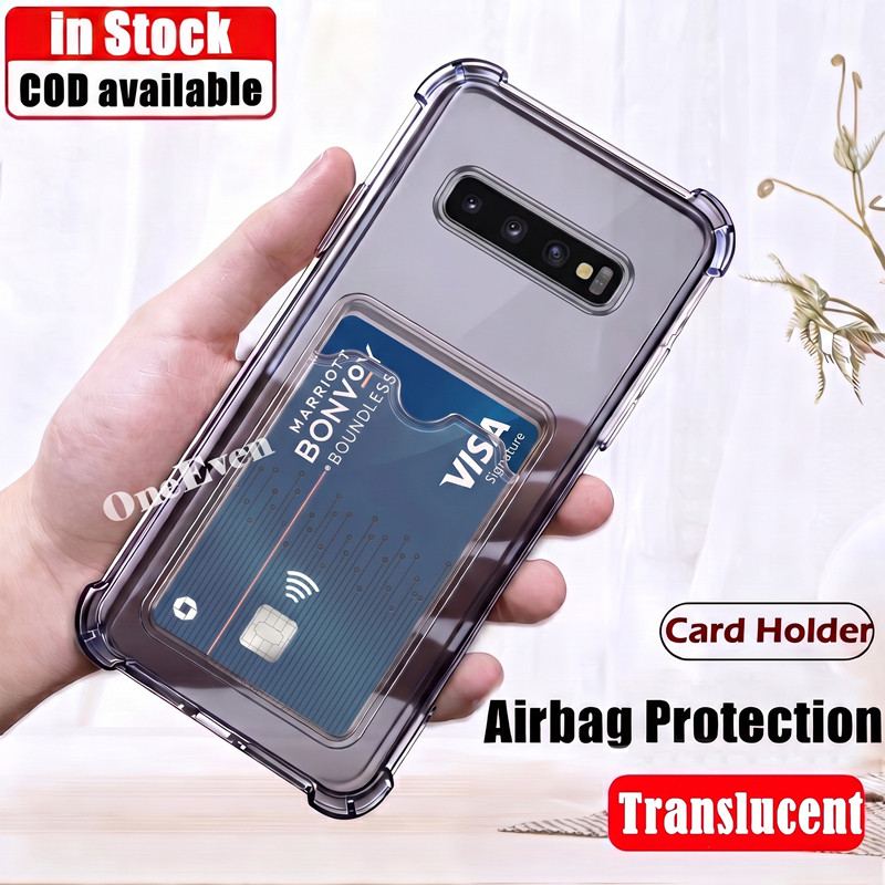 Dành Cho Samsung Galaxy S10 6.1 inch SM-G973F G973U G973W G973N G973C G973X Khe Cắm Thẻ Silicon Mềm 