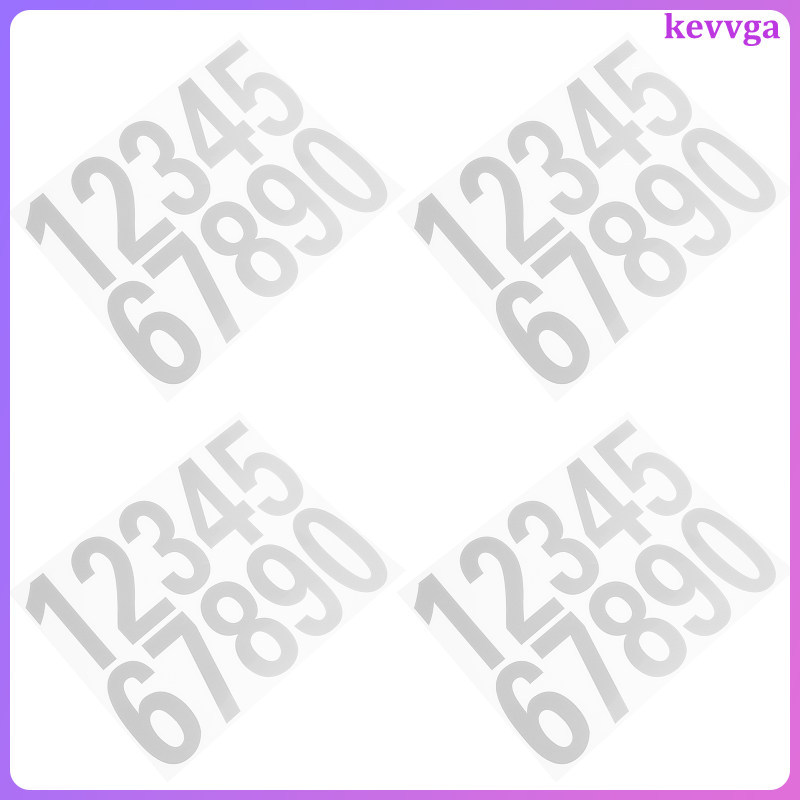 Hộp Thư Địa Chỉ Đề Đề Can Số Hộp Thư Ngoài Trời Dán Số Màu Cho Nhà kevga