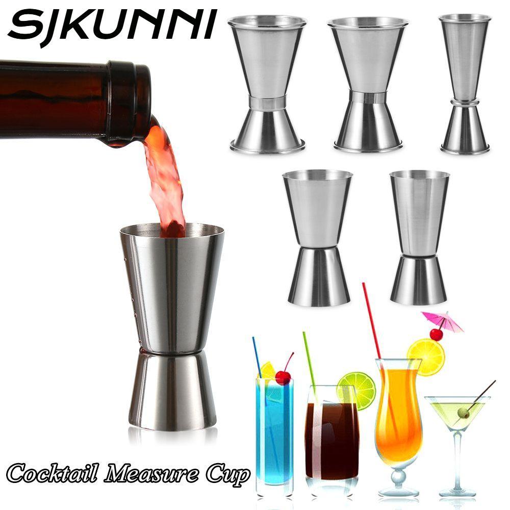 SJKUNNI Measure Jigger Home & Living Barware Cốc Cocktail bắn kép