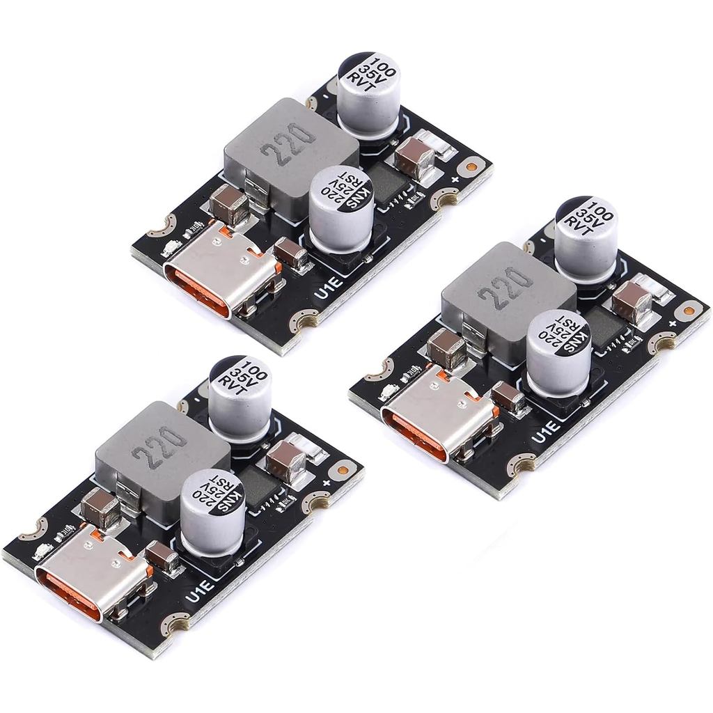 Mô-đun sạc nhanh Teyleten Robot PD65W Hỗ trợ QC3.0 PD3.1 PPS SCP Sạc nhanh 5V 9V 12V 20V Type-C 3 ch