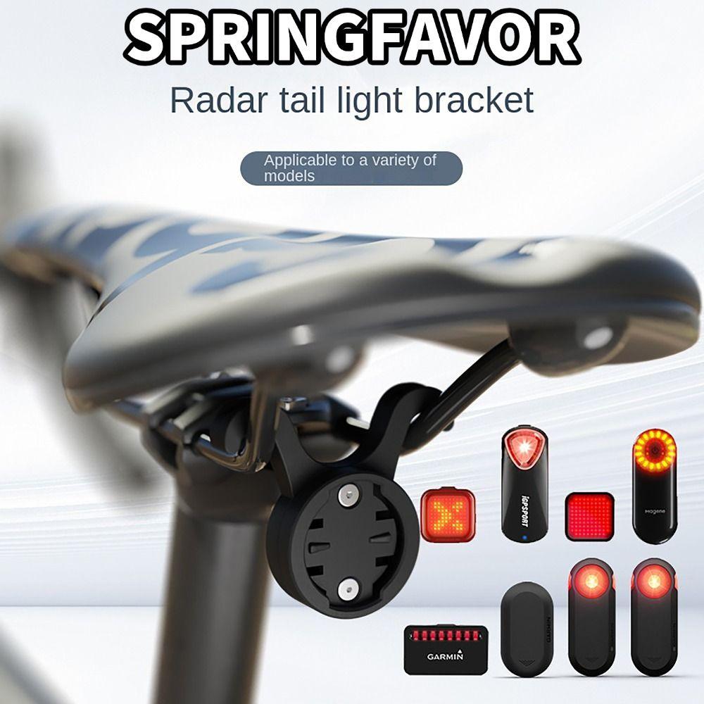 SPRINGFAVOR Xe Đạp Đuôi Giá Đỡ, Phụ Kiện Xe Đạp Gắn Cố Định Giá Đỡ Đèn Xe Đạp, Ngang / Dọc Có Thể Đi