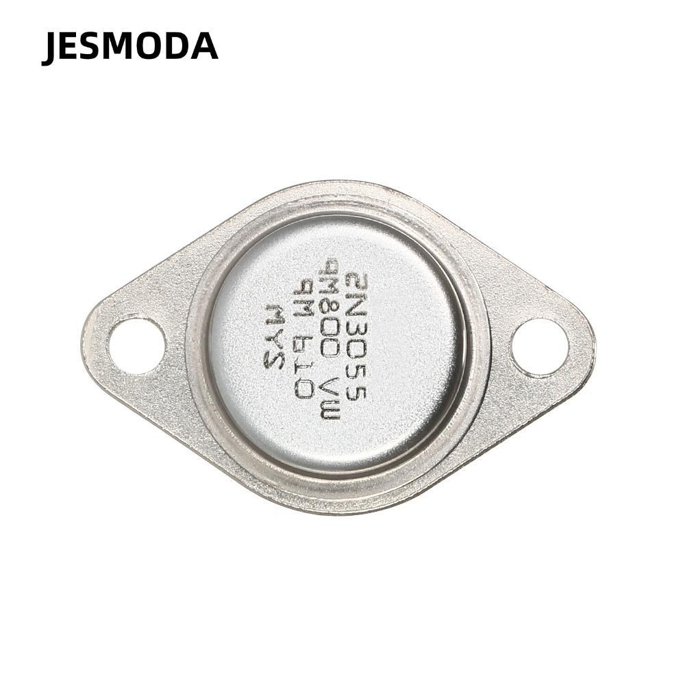 JESMODA 5 Cái 2N3055 Điện Transistor, 2N3055 NPN 15A / 60V Bộ Transistor Kim Loại TO-3 TO-3 Transist
