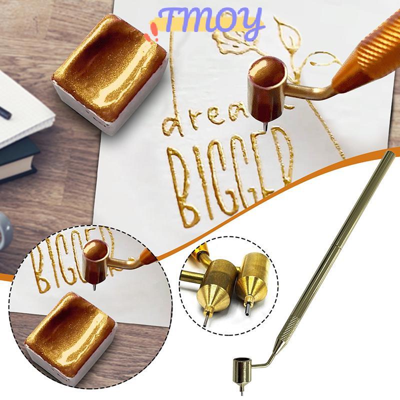 TMOY Slanting Fine-line Paint Pen Fluid Writer Pen Writer Paint Applicator Pen TMOY