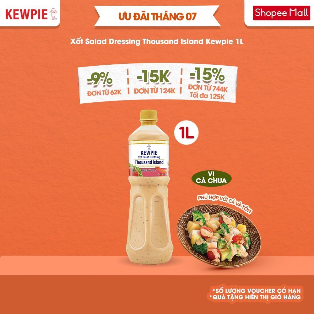 Xốt Salad Dressing Thousand Island Kewpie 1L
