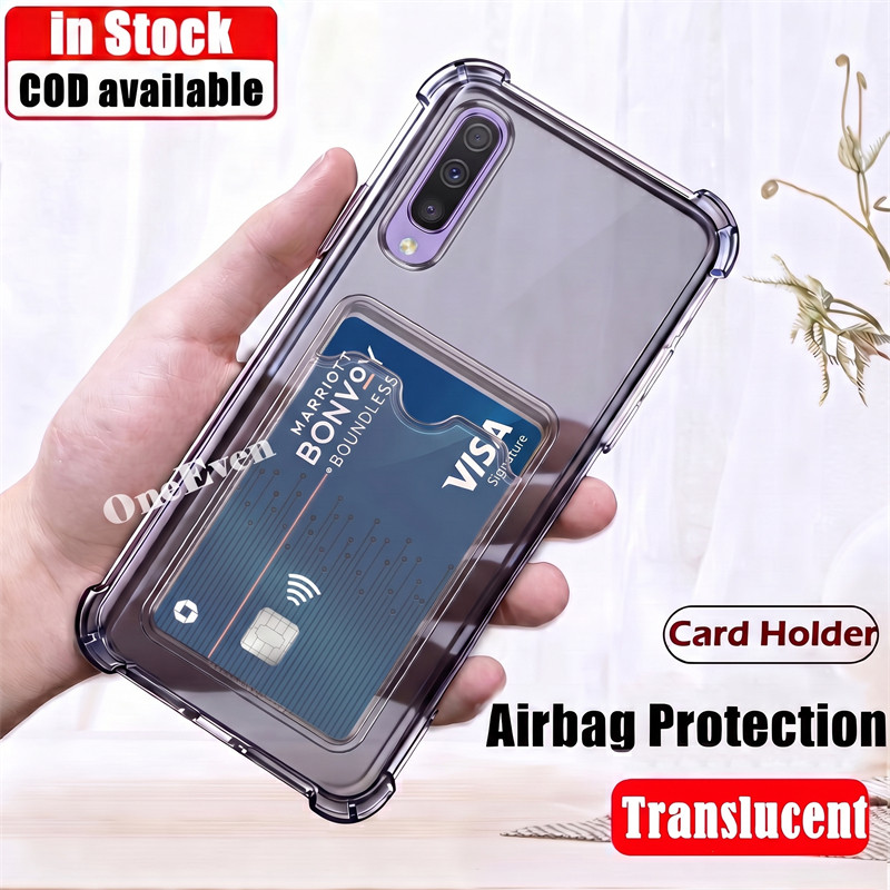Dành Cho Samsung Galaxy A50s 6.4 inch SM-A507F A507FN Khe Cắm Thẻ Silicon Mềm Ví Jelly Case Slim Fit