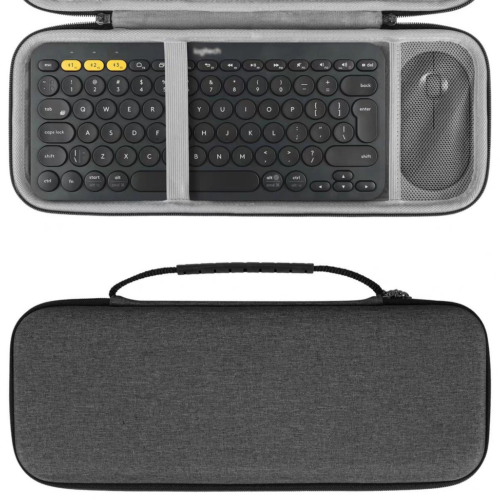 Thích hợp cho Logitech K380 PEBBLE 2 COMBO Bàn Phím Chuột Bộ Túi Bảo Quản Bàn Phím Di Động Hộp Bảo Q