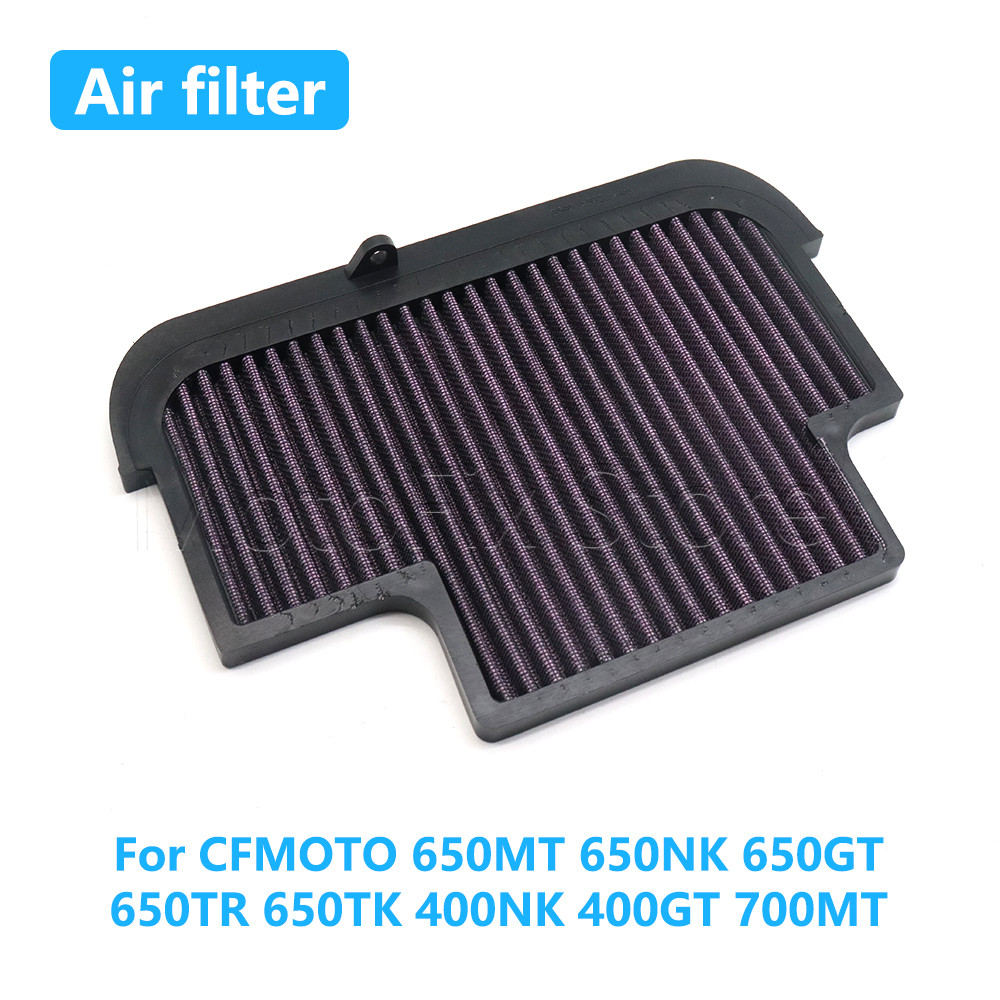 Bộ lọc không khí lưu lượng cao xe máy Bộ phận làm sạch nạp cho CFMOTO 650MT 650NK 650GT 650TR 650TK 