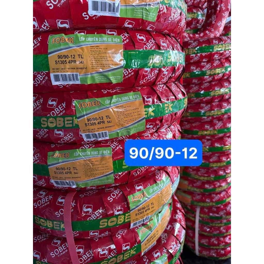 Lốp xe điện SOBEK không săm thông số lốp90/90-12,300-10, 350-10- lốp sobek