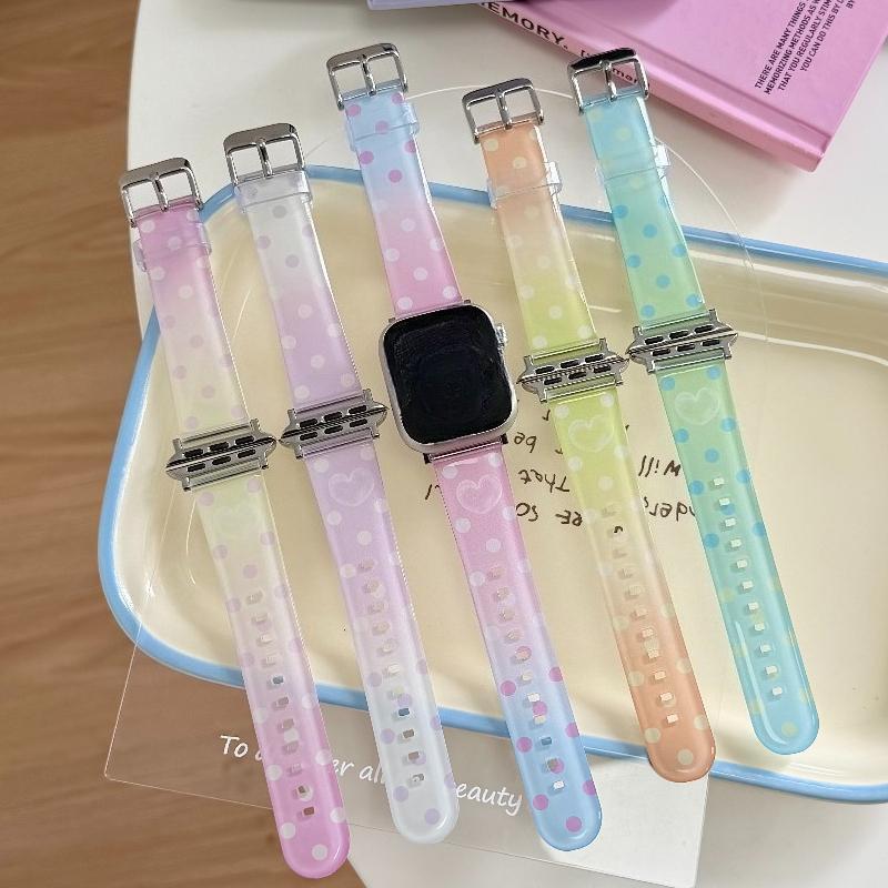 Dành Cho Đồng Hồ Huawei Watch Fit 5 4 3 Cho Fit 5 4 Pro Gradient Chấm Bi Dây Đeo TPU