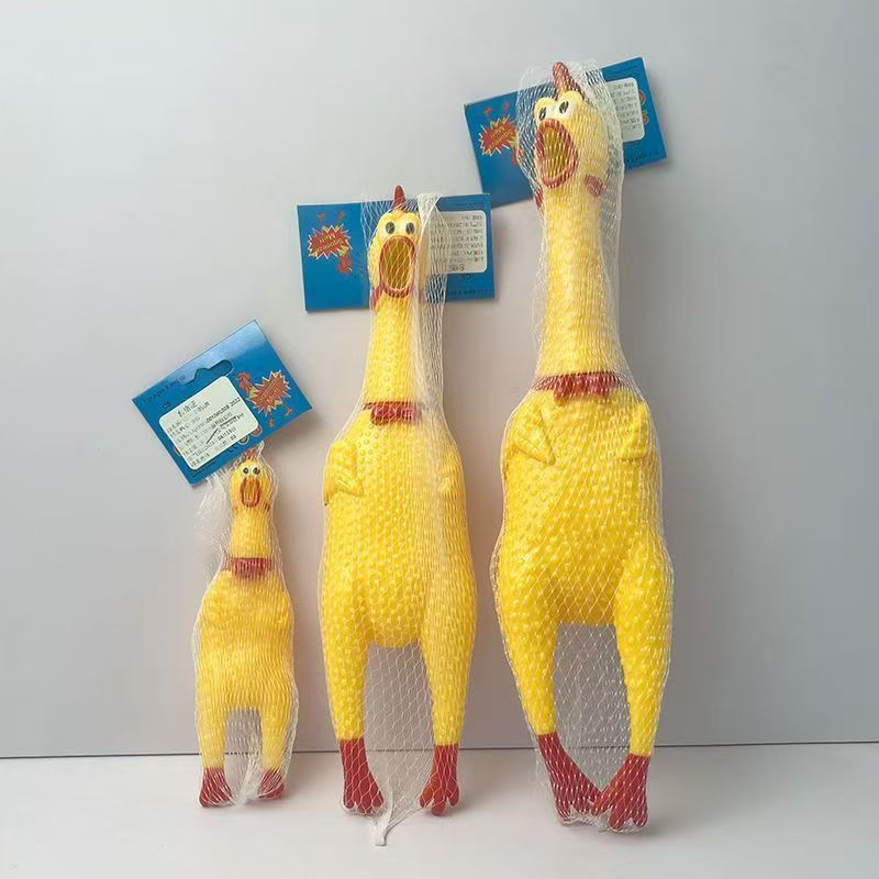 TQ~Screaming Chicken Large Size Squealing Chicken Toy Chicken Stress Relief Sound-Making Screaming C