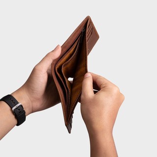 Ví nam da bò Trita (Thời trang nam dáng ngang - Ví da RVN05) Bagsmart