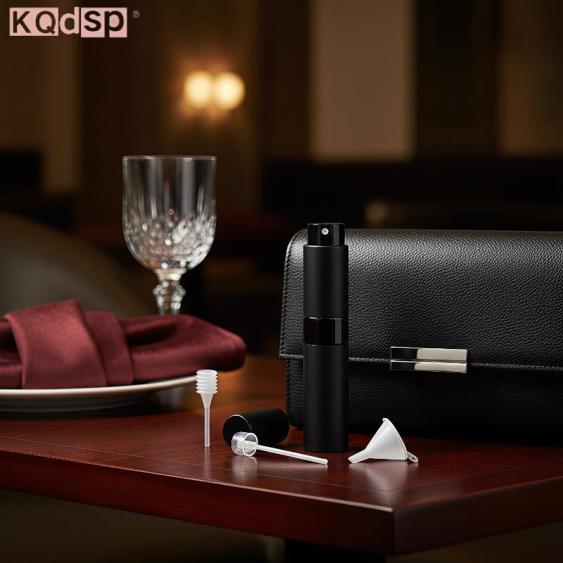 KQdsp 4 Nước Hoa Du Lịch Di Động Chai Có Thể Đổ Lại 8ml Trống BPA Free Cologne Hộp Đựng Cho Chuyến Đ