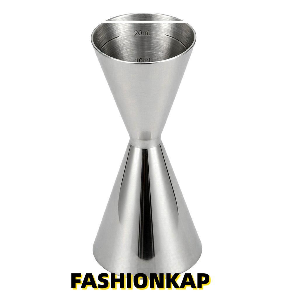 Jigger Inox IFASHIONKA, Cốc Đo Rượu Inox 304 Bóng, Thanh Hai Mặt Cao Cấp Jigger Home