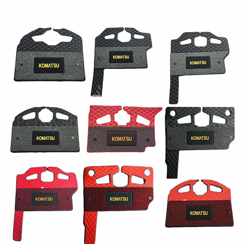 Bộ phận máy xúc PC120-6 PC200-7 Cab Thảm chân sàn cao su chống bụi và chống bụi bẩn PC60 PC70 PC120-