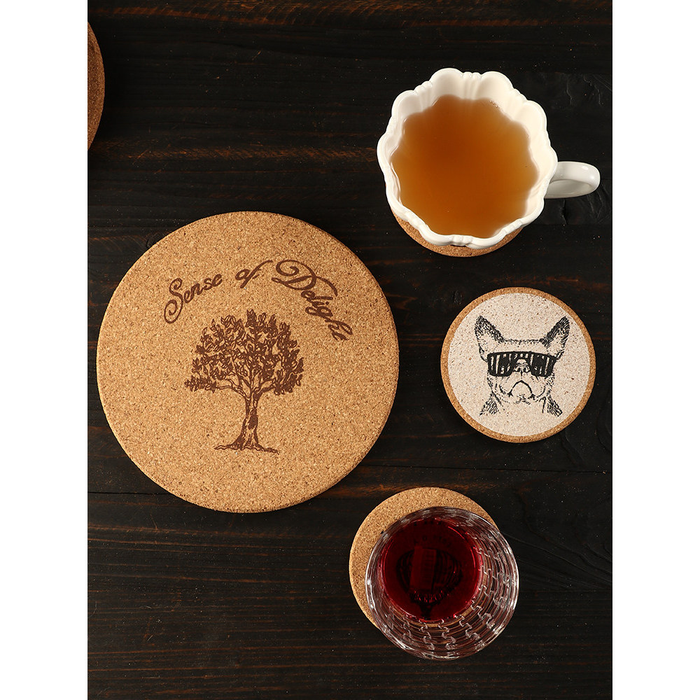 Nước Mới Coaster Gỗ Coaster Rượu Coaster Thanh Thảm Cà Phê Sáng Tạo Coaster Trà Thảm Cách Nhiệt Coas