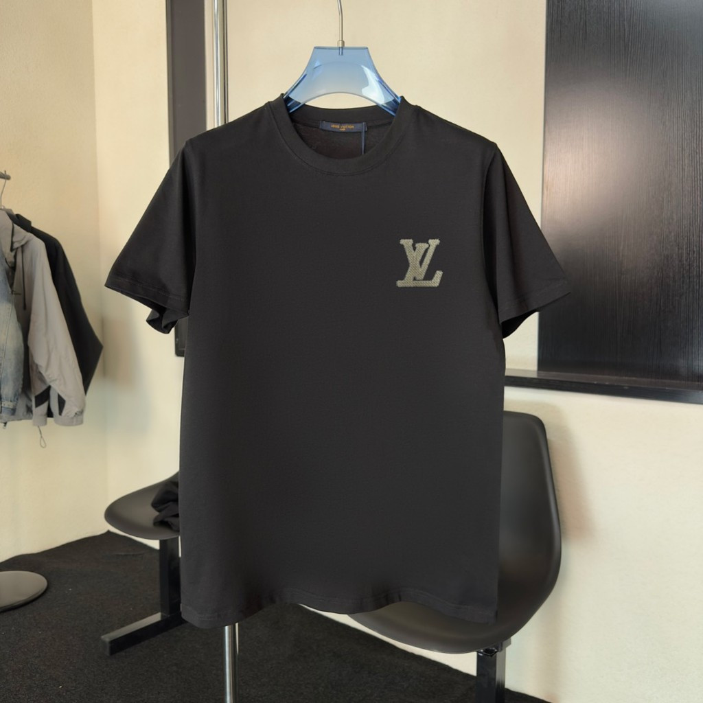 2026 Louis Vuitton / Louis Vuitton Nam Nữ Áo Thun In Hình Tay Ngắn Hợp Thời Trang Áo Thun Thường Ngà