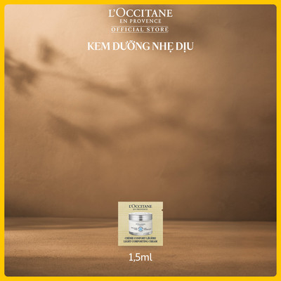 Kem dưỡng ẩm nhẹ L'Occitane Shea Light Comforting Cream 1.5ML