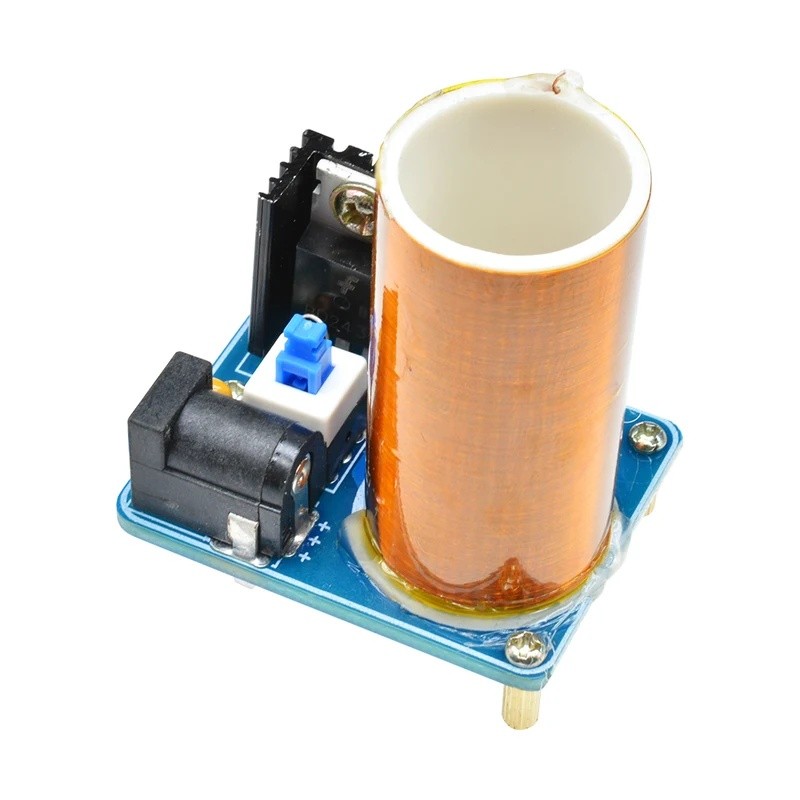BD243 / BD243C Mini Tesla Coil Kit Đạo cụ ma thuật Đèn rỗng Công nghệ Tự làm Điện tử DIY Phần Y
