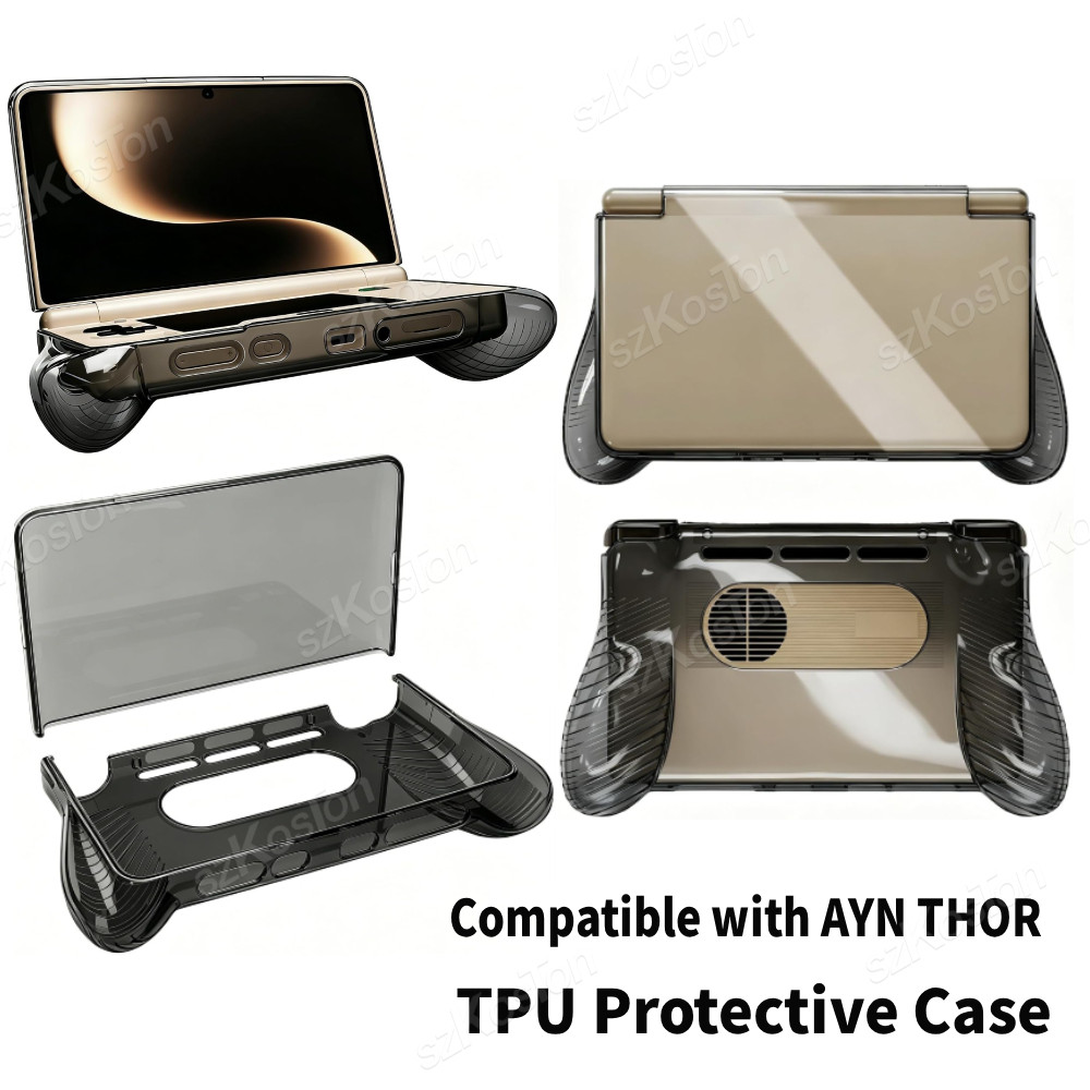 Vỏ bảo vệ TPU cho bảng điều khiển cầm tay AYN THOR Vỏ mềm chống sốc có tay cầm Vỏ bảng điều khiển ch