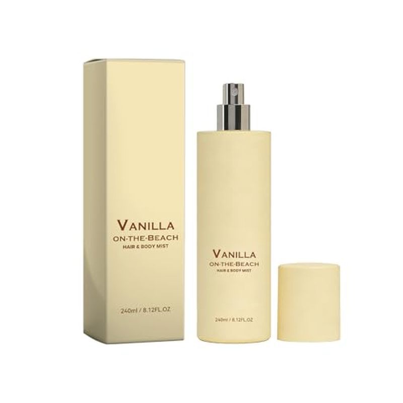 Xịt thơm Vanilla Ocean, Vani tự nhiên & Thơm Đại Dương, Hương Thơm Tươi Lâu Dài, Nhẹ & Cơ thể di độn