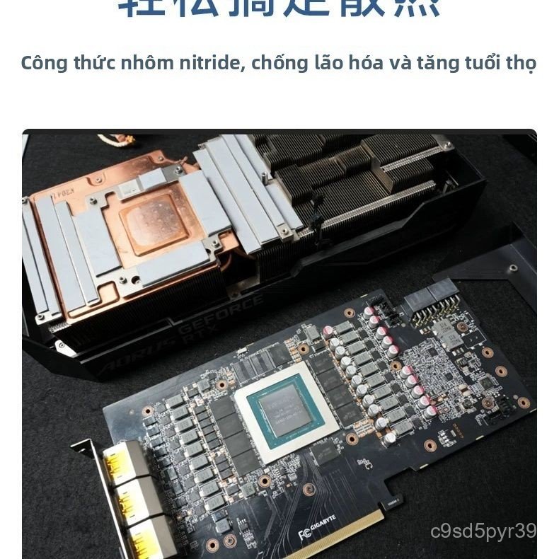 Miếng tản nhiệt silicon DP1200 cho VRAM laptop nguồn card màn hình M.2 SSD dẫn nhiệt cao bền đẹp bán