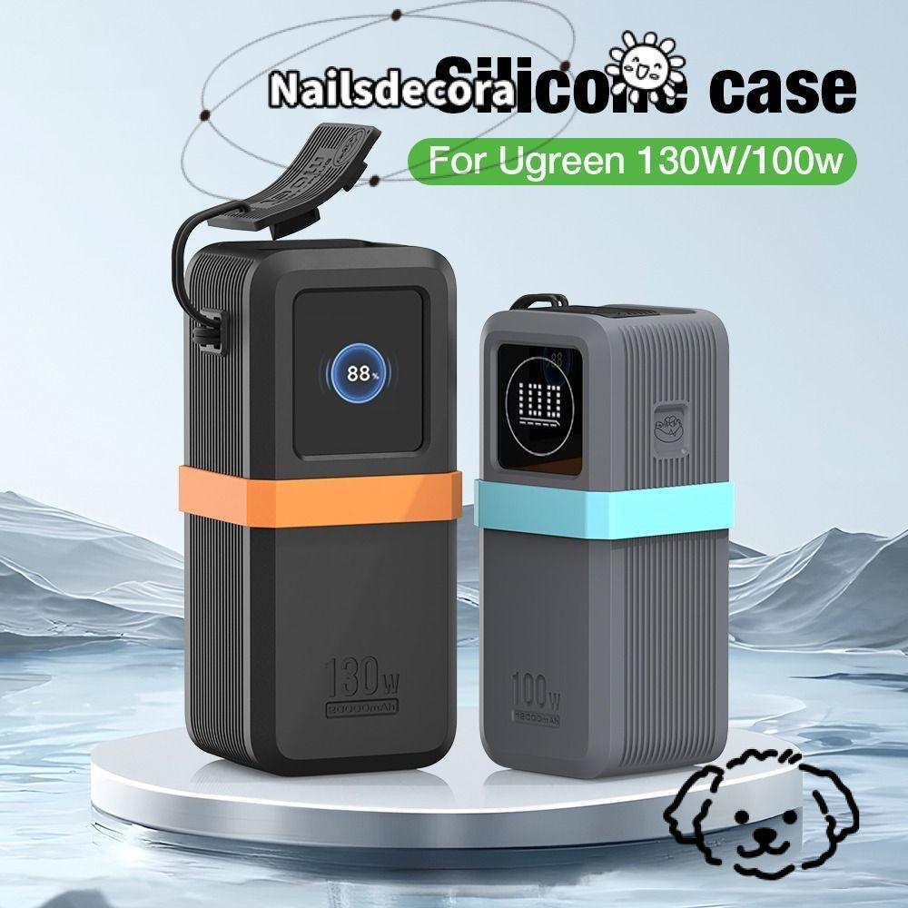 NAILS Silicone, Chống Sốc Mềm Bảo Vệ, Chống Bụi Di Động Bảo Vệ Cho UGREEN Nexode Power Bank 20000mAh