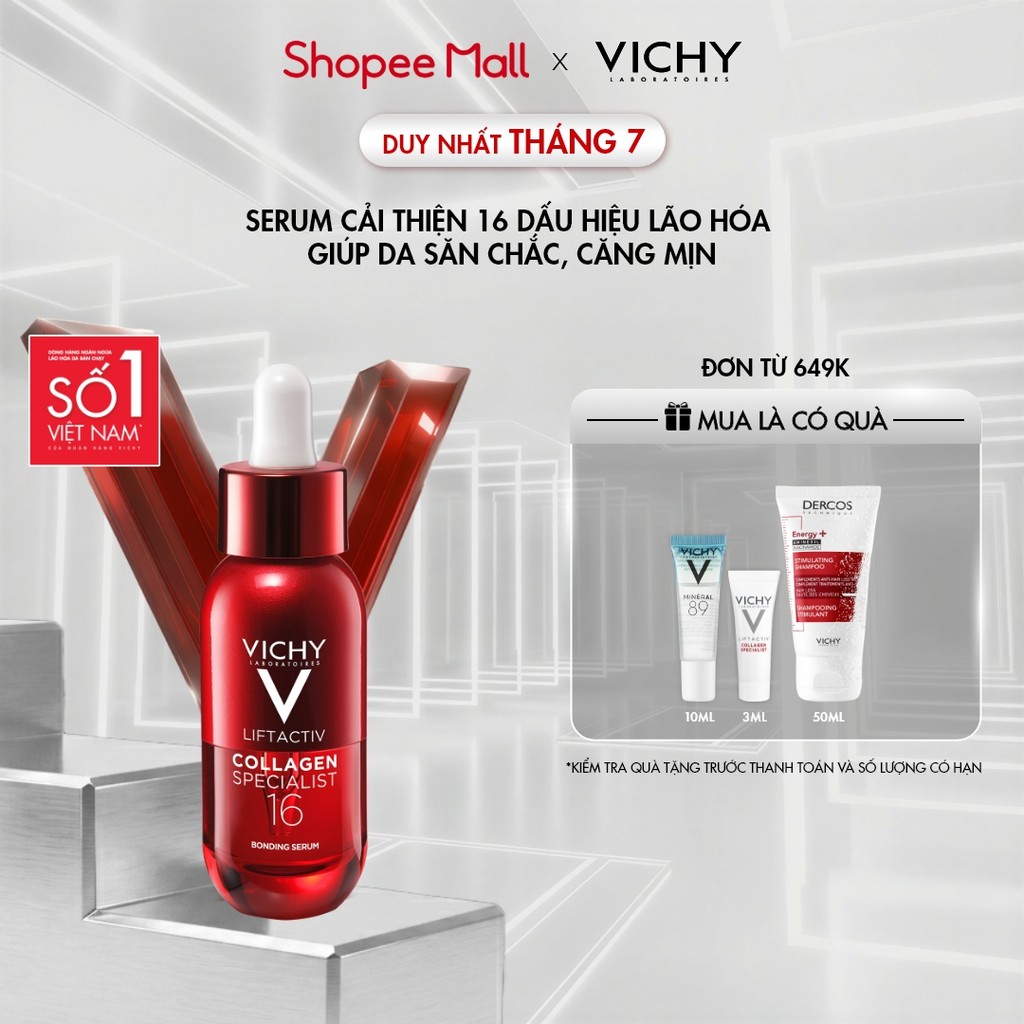 [Đột phá] Serum Collagen 16 giúp trẻ hóa da, da căng, mịn màng, săn chắc, rạng rỡ với công nghệ Co-bonding, 30ml