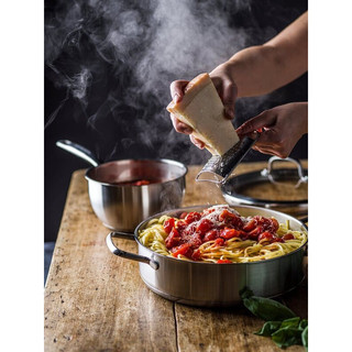 Nồi lẩu inox bếp từ Kitchenaid 26cm có nắp có thể kết hợp kèm xửng hấp