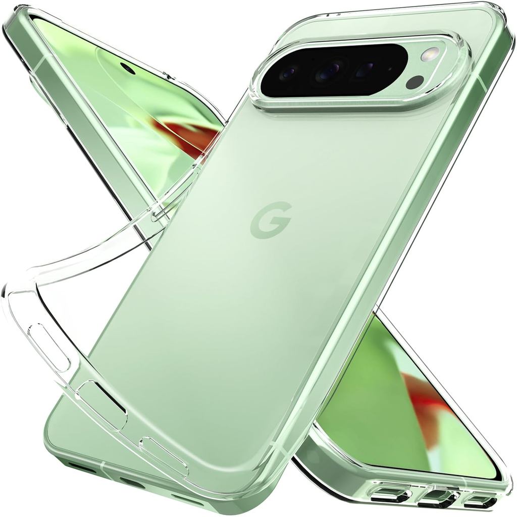 Silicone Clear cho Google Pixel 9 Case / Pixel 9 Pro Case. Ốp điện thoại TPU silicon trong suốt mỏng