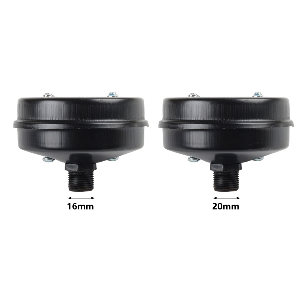 #ROYALLADY#Noise Reducing Male Thread Air Compressor Intake Filter Silencer with Iron Shell
