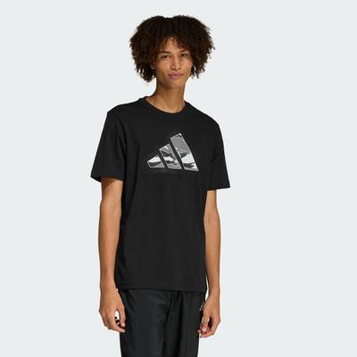 adidas Phong cách sống ÁO THUN IN HÌNH LOGO RẰN RI HIỆN ĐẠI Nam Đen KG5382