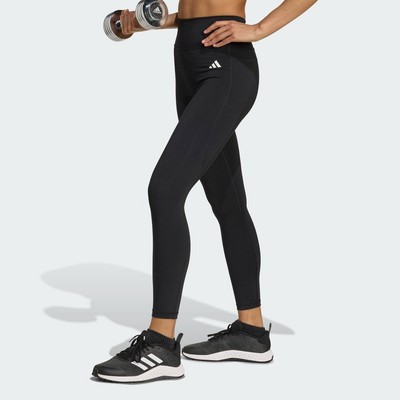 adidas Gym & Training Quần Legging 7/8 Đáy Trước Không Đường May Optime Essentials Nữ Đen JY4815